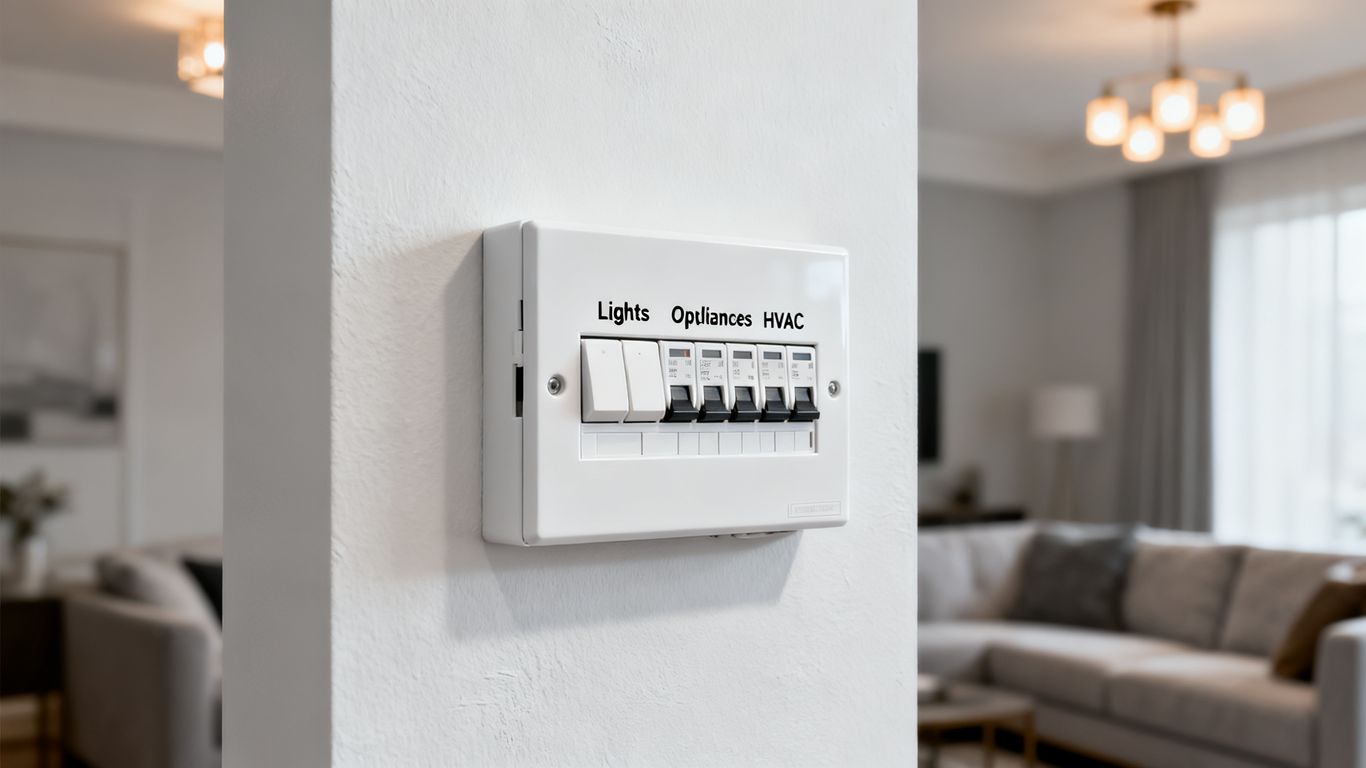 Installation of a modern electrical panel