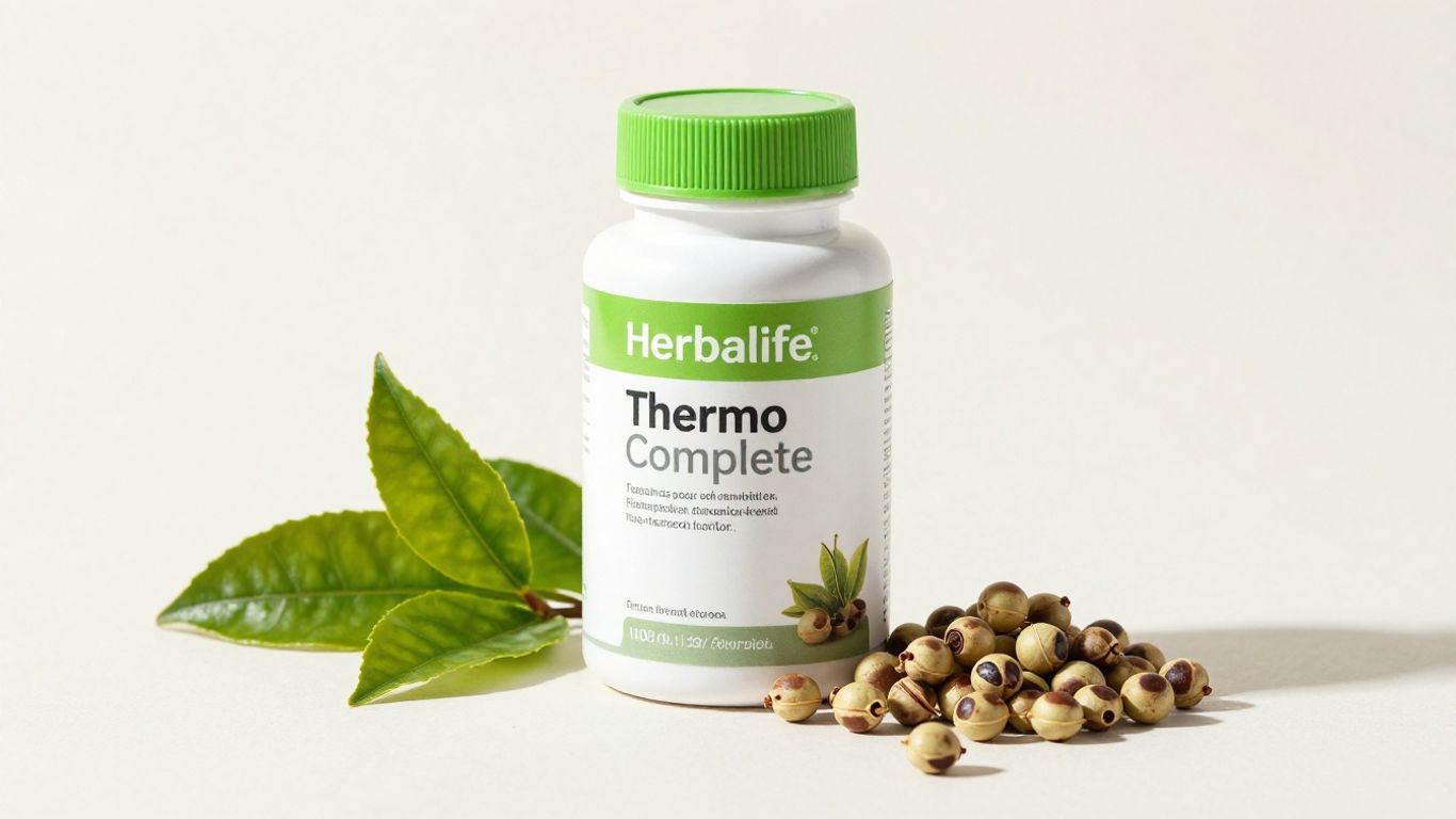 Herbalife Thermo Complete bottle with herbal ingredients