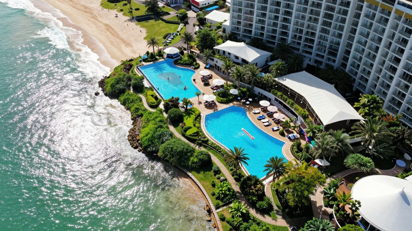 Treasure Island Resort Gold Coast with pools and beach.