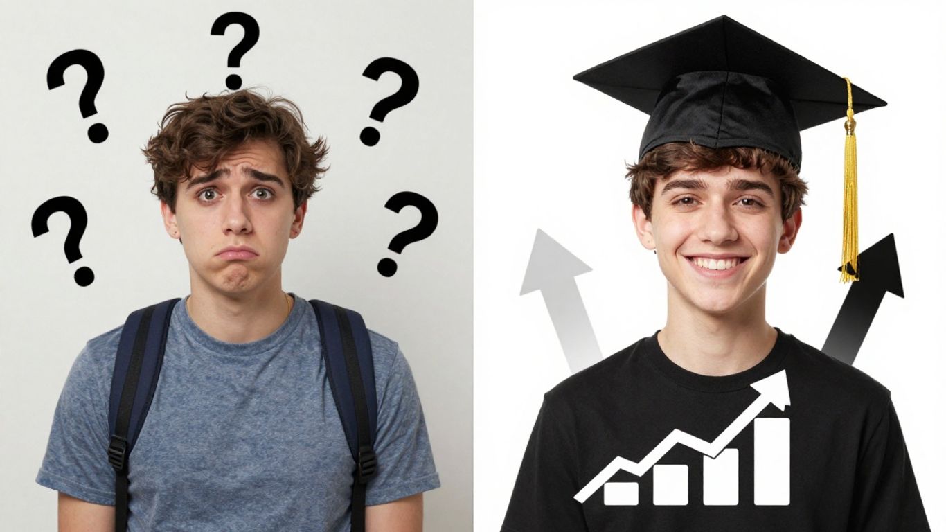 Glynn Kosky course results comparison: confusion to confidence.