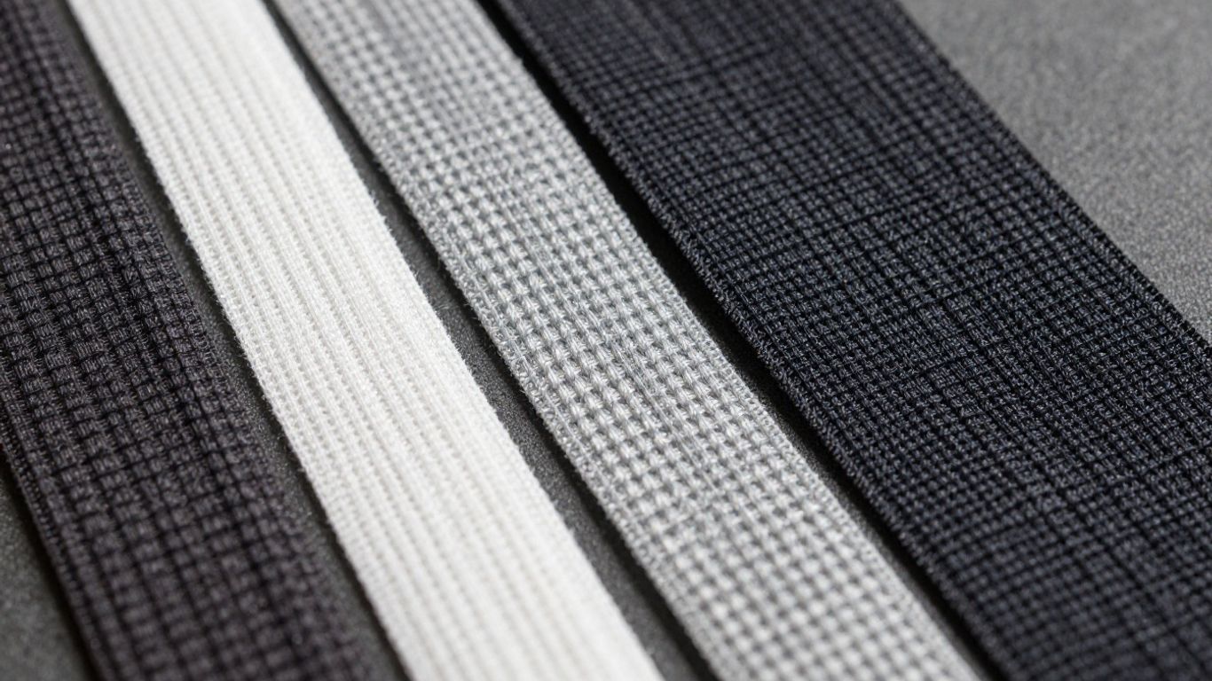 Upholstery webbing types: elastic and resilient.