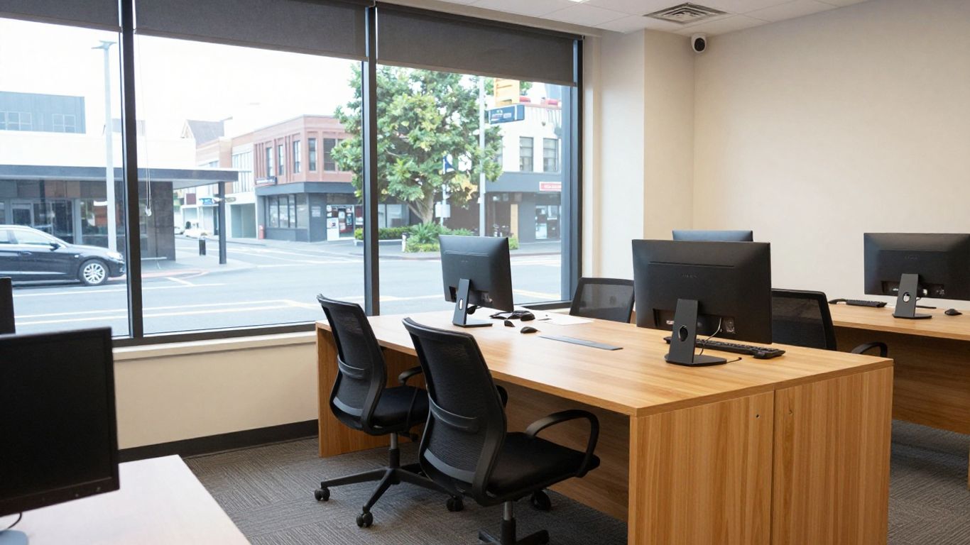 A clean, professional workspace in Tauranga