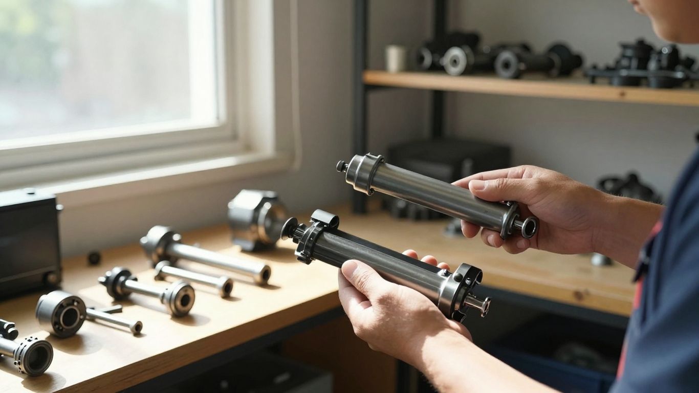 Honda Civic parts in a Newcastle wrecking yard.