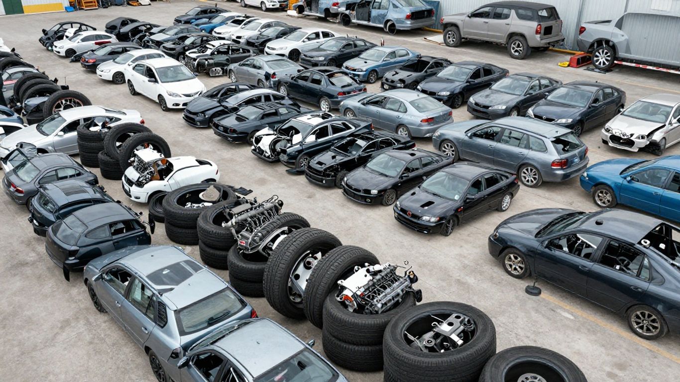 Toyota car parts at Action Auto Wreckers