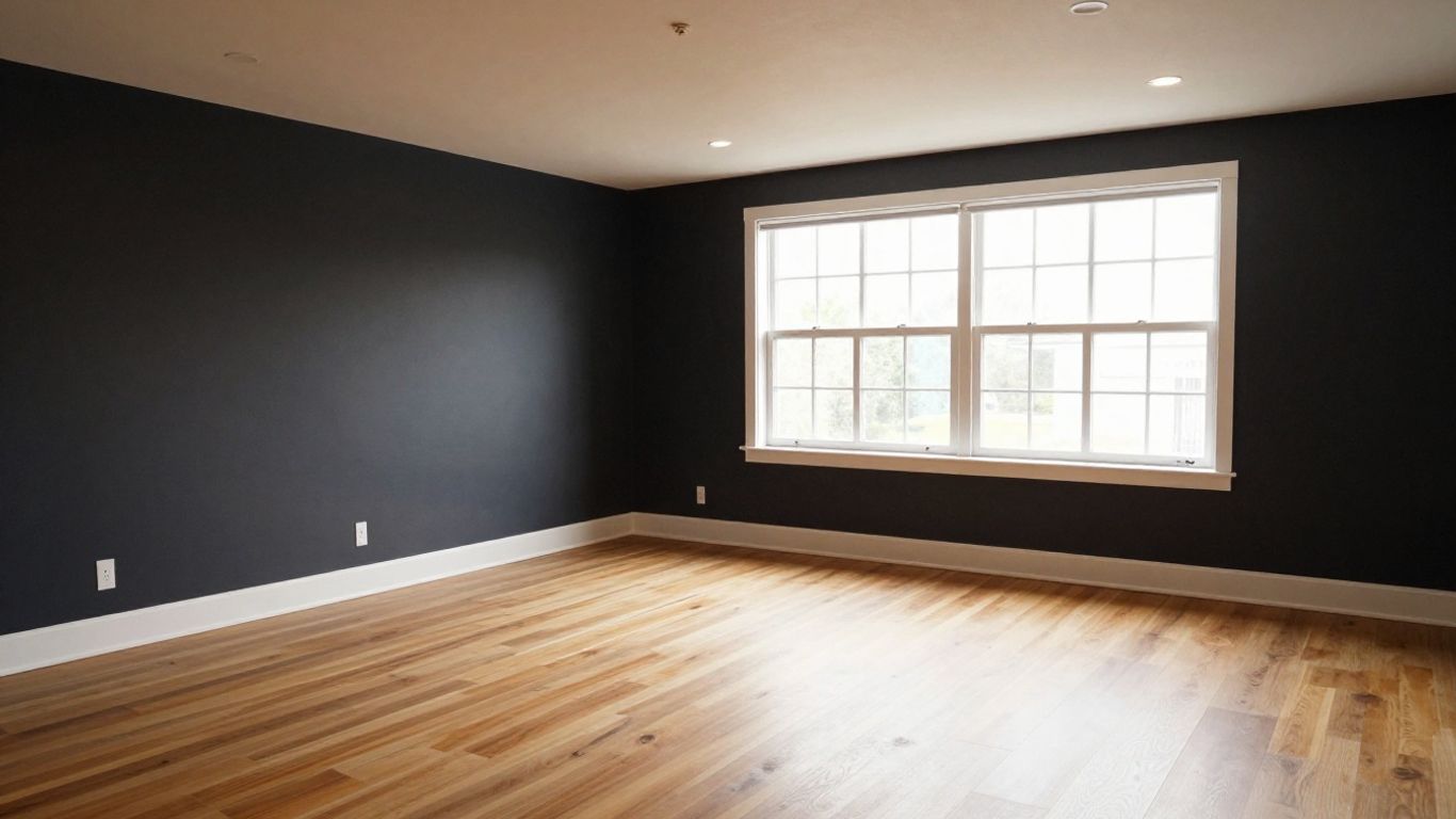 Finished basement room with seating and natural light.