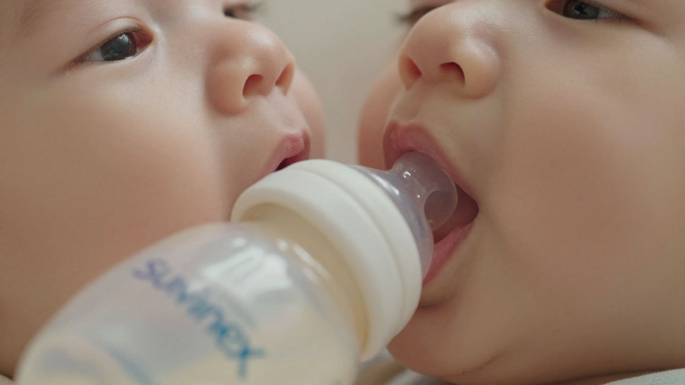 Bebé succionando tetina Suavinex correctamente.