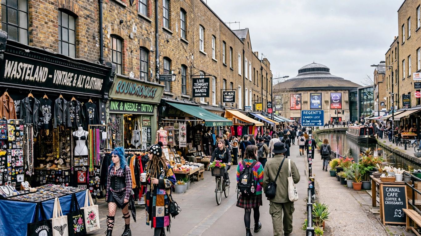 What is Camden Town famous for? A guide to its markets, music, and culture