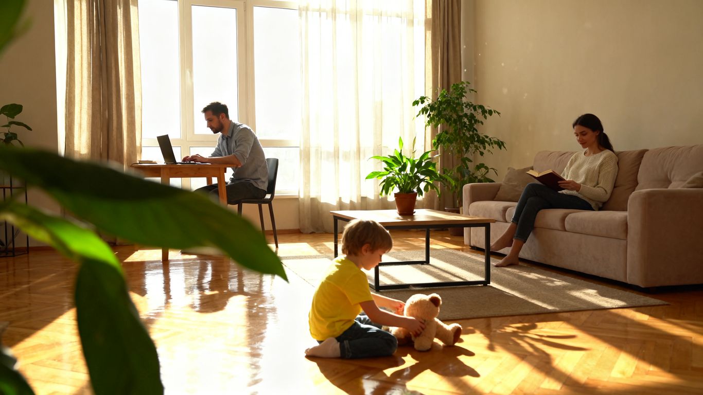 Healthy family environment achieved through proper air control