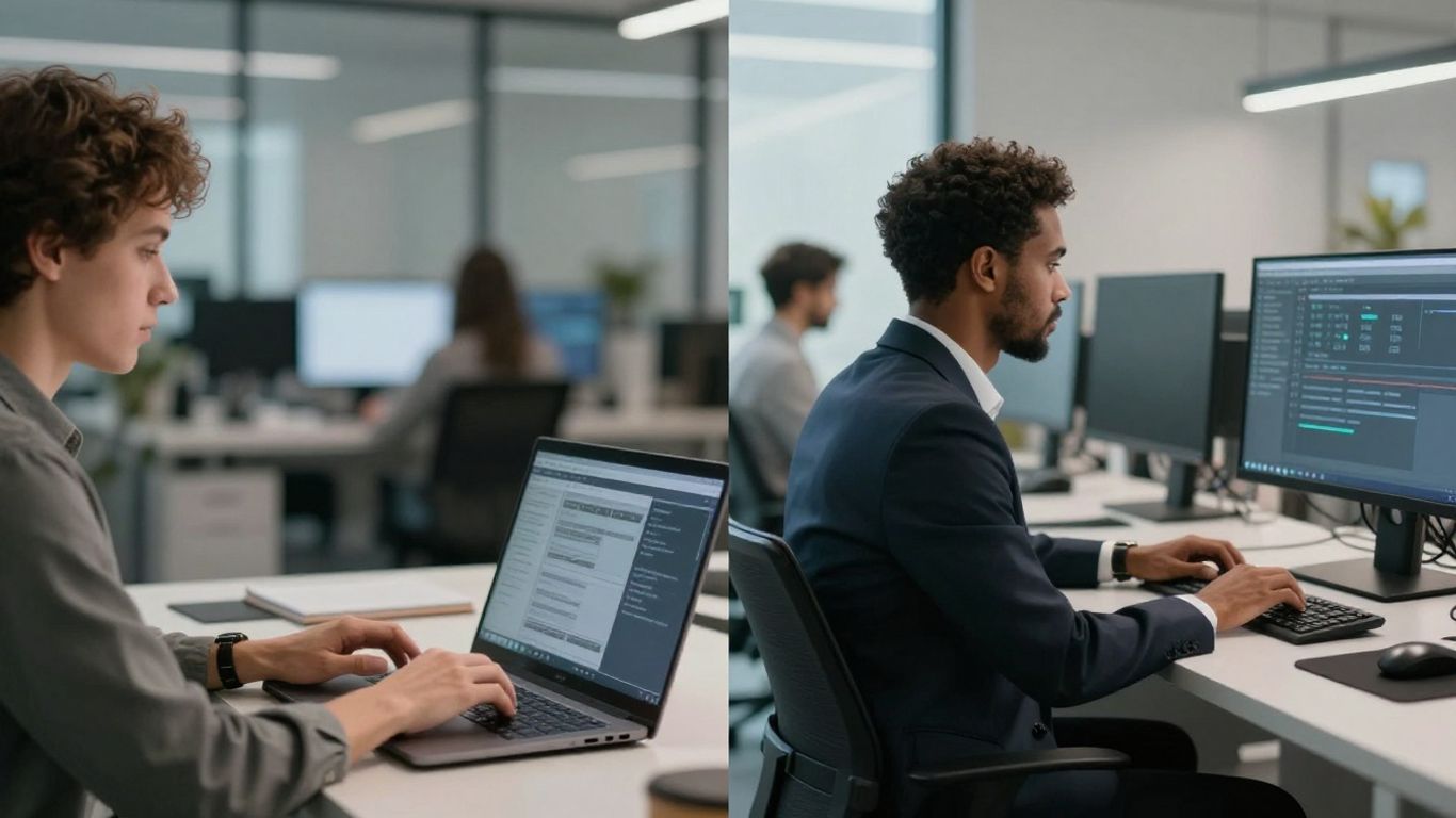 Remote IT support versus on-site IT support comparison.