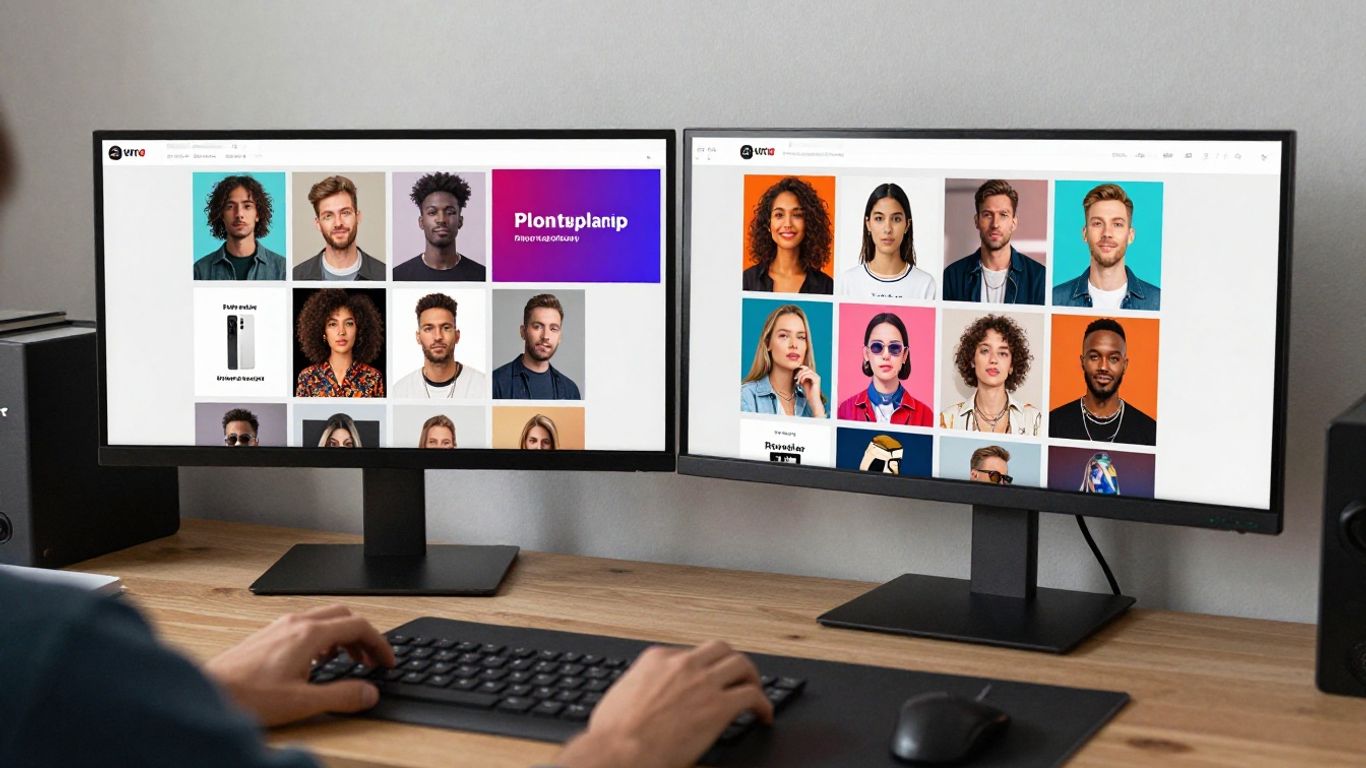 Assessing competitor visuals and trending post designs