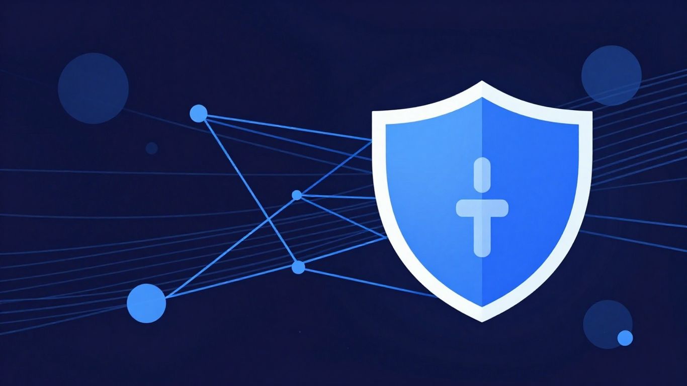 Technical illustration of DMARC RUA data security and protocols.