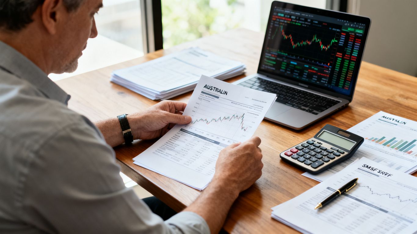 A trustee reviewing SMSF investment documents
