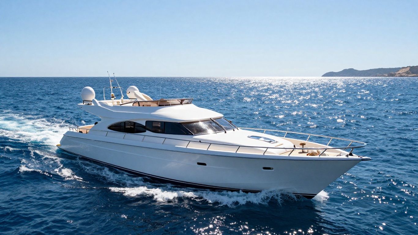 Thumper charter boat sailing in Ibiza