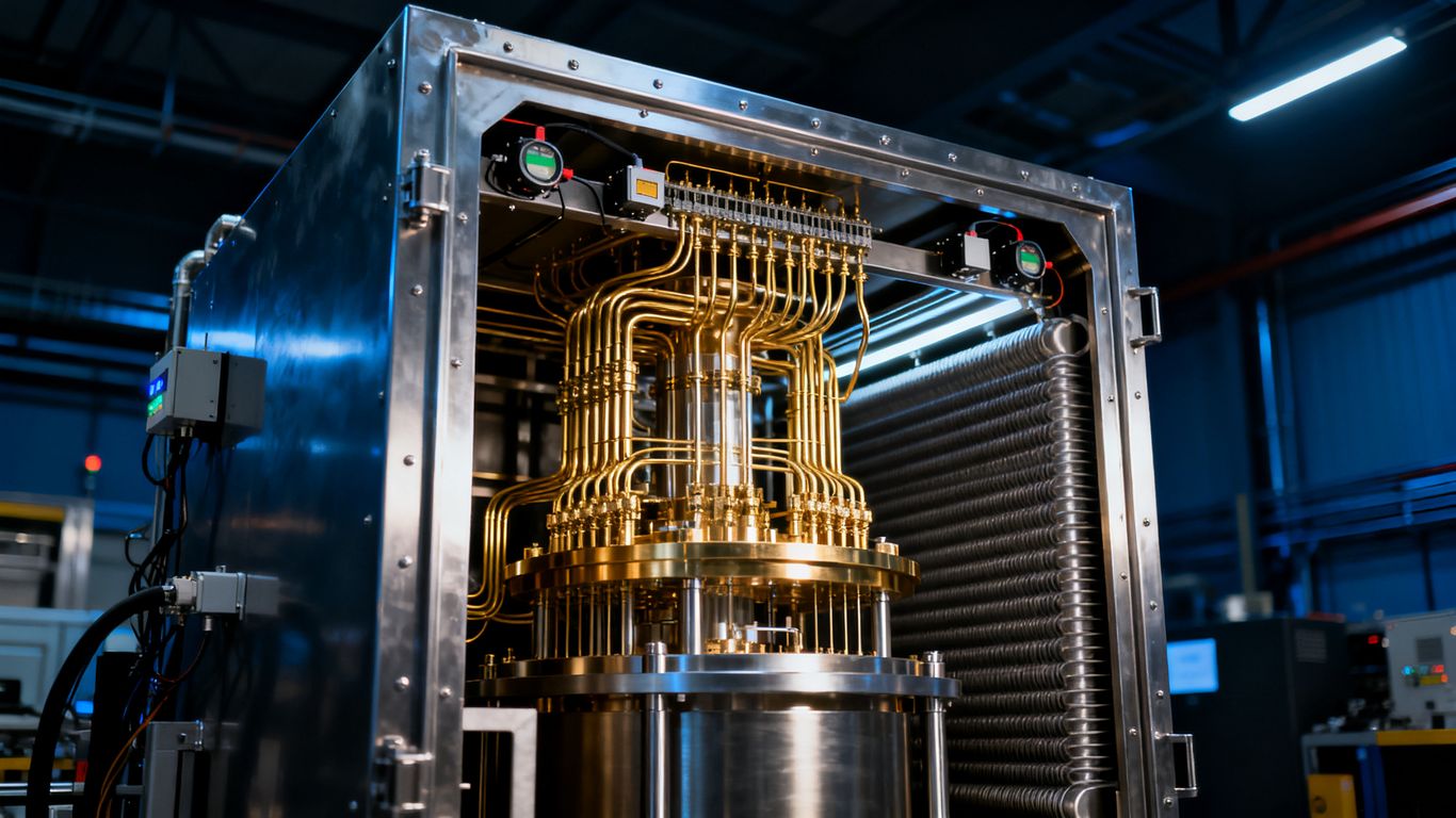 Quantum annealing hardware in a cold room