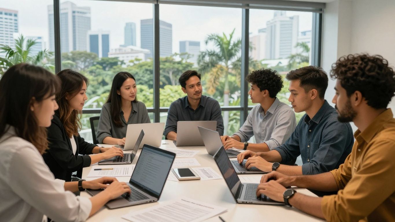 Singapore SaaS team planning organic growth
