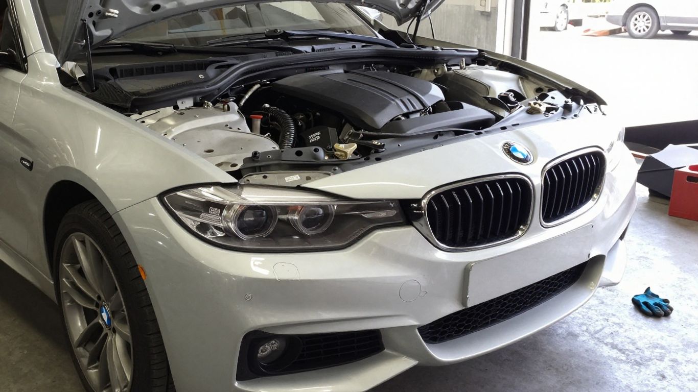 BMW bonnet identification and part details