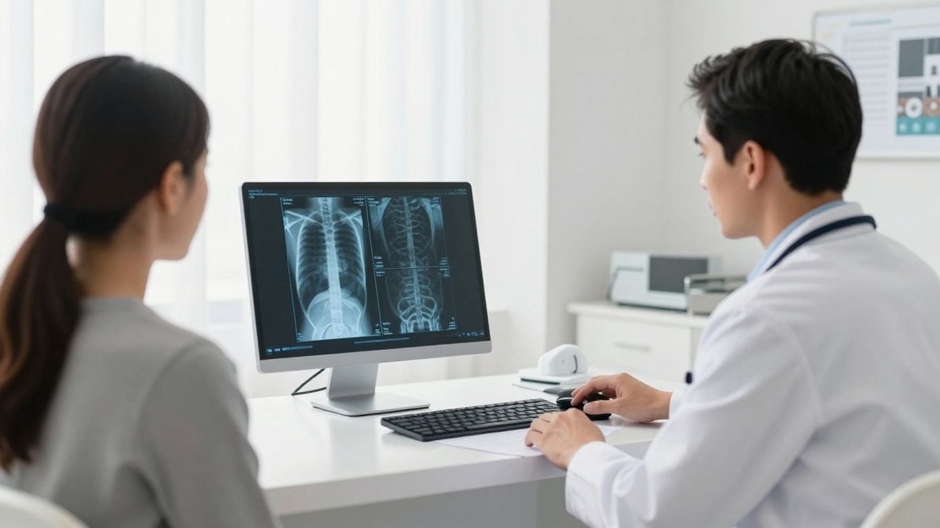 Orthopedic consultation with imaging review