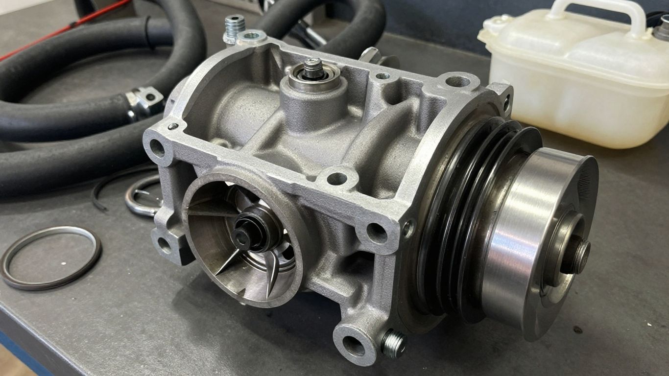 Water pump assembly and cooling components