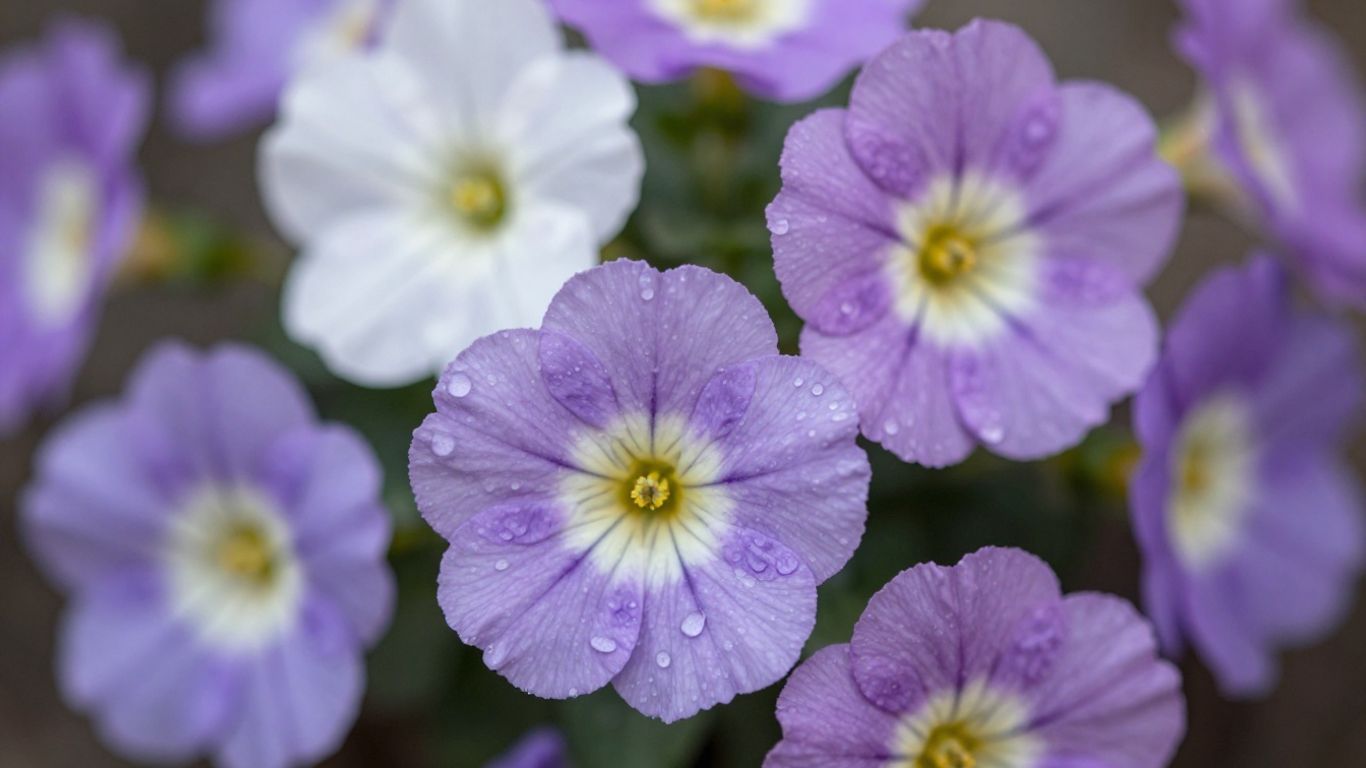 Flowers blooming after a conflict in Altona.