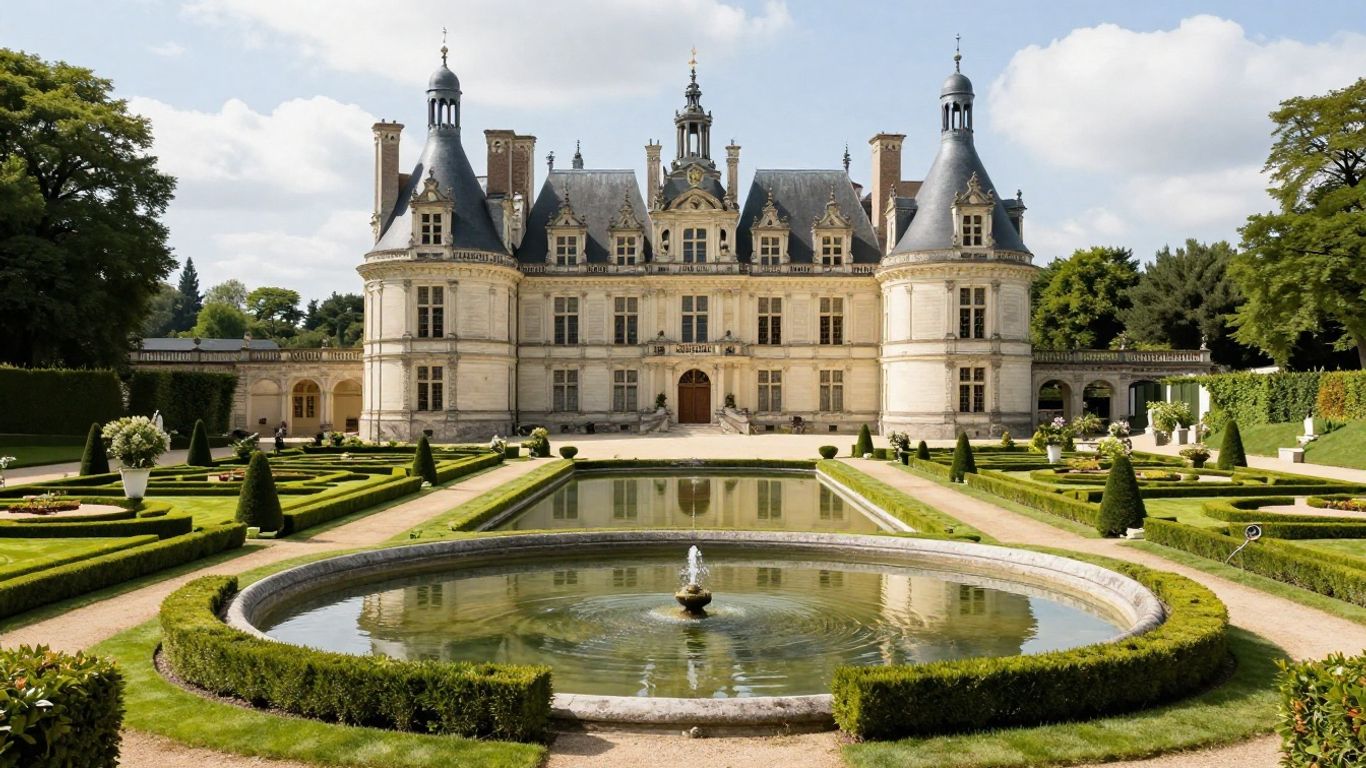 Château de Champs-sur-Marne facade and gardens