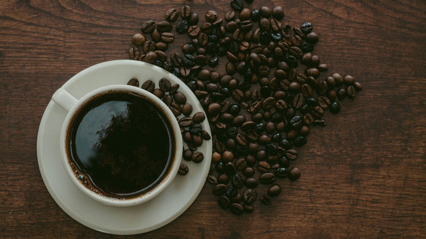 Traditional coffee being prepared for guests