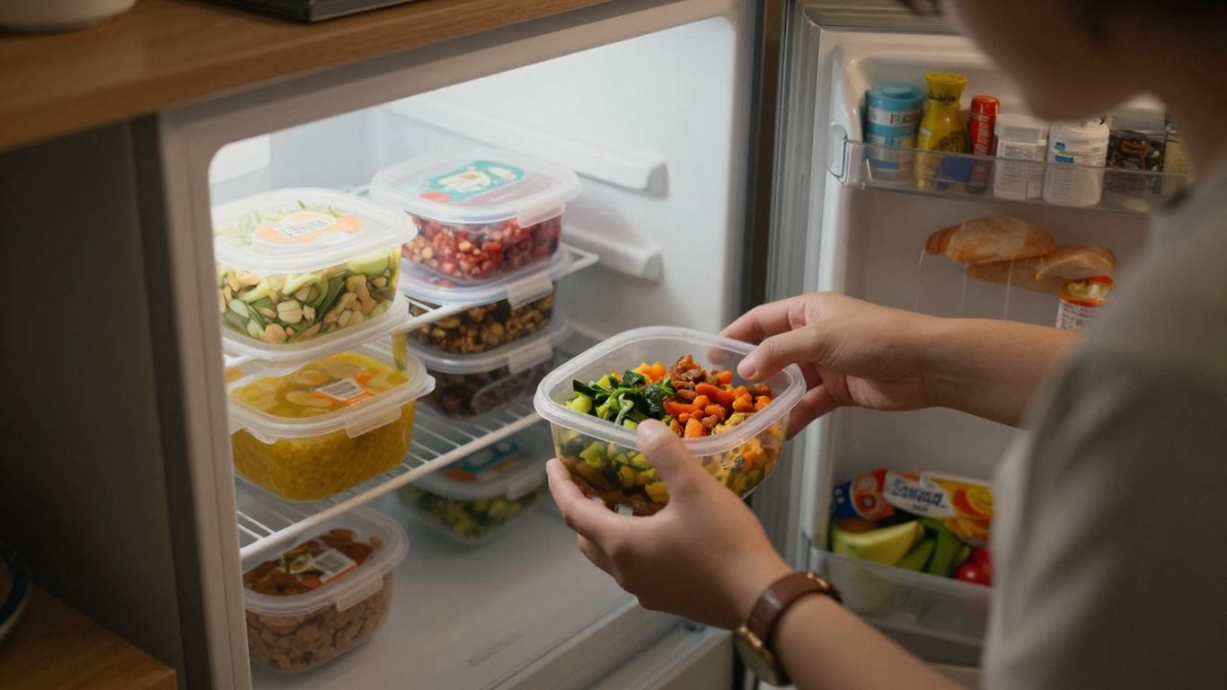 Student freezer meals in Oxford accommodation
