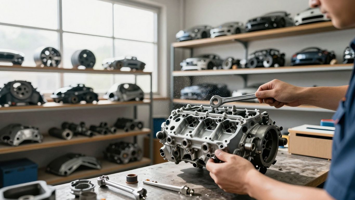 BMW car parts and mechanic in Dandenong workshop.