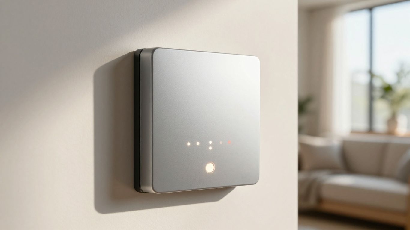 Alarmsysteem in een huis in Purmerend.