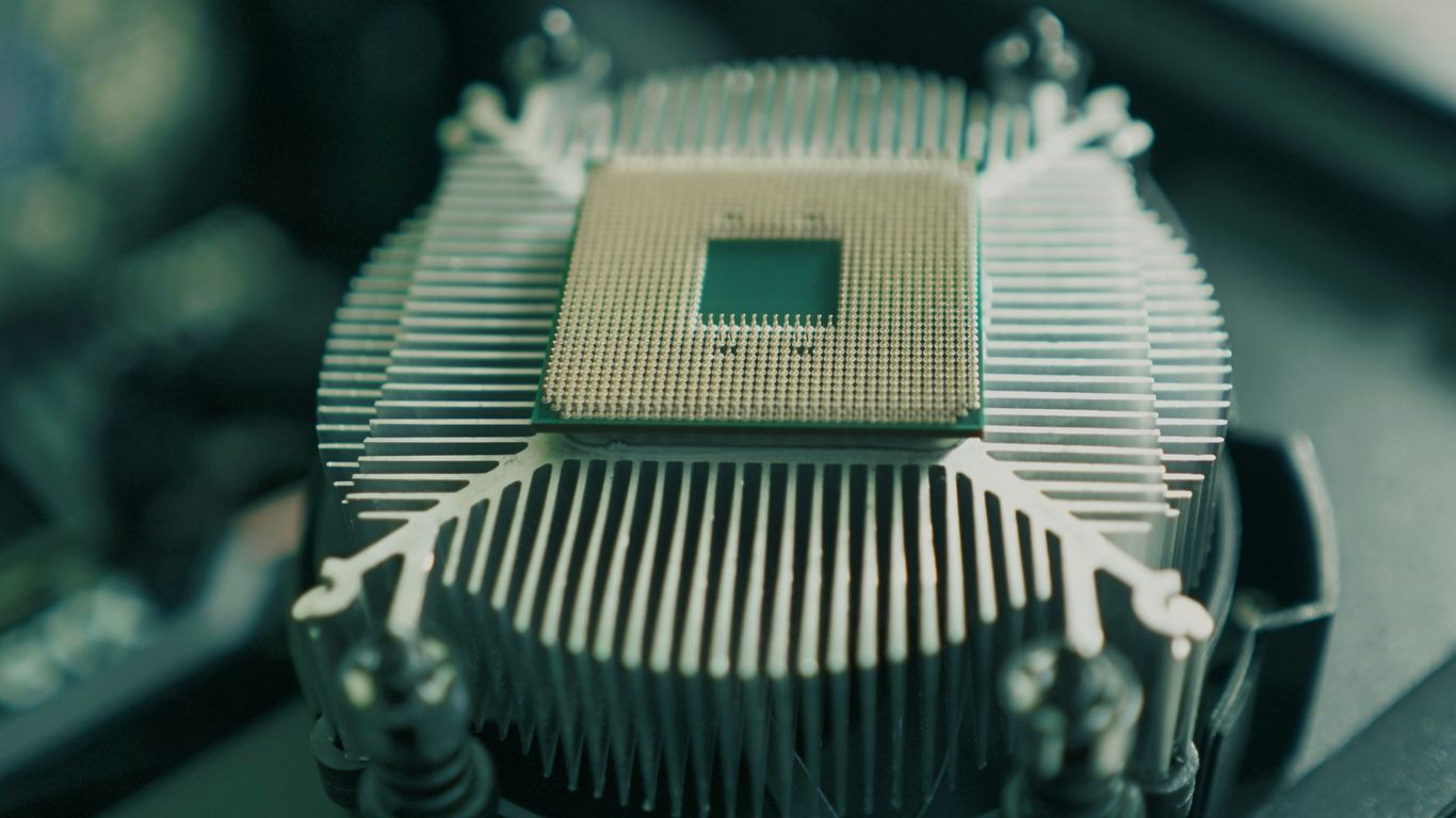 white and green electronic device