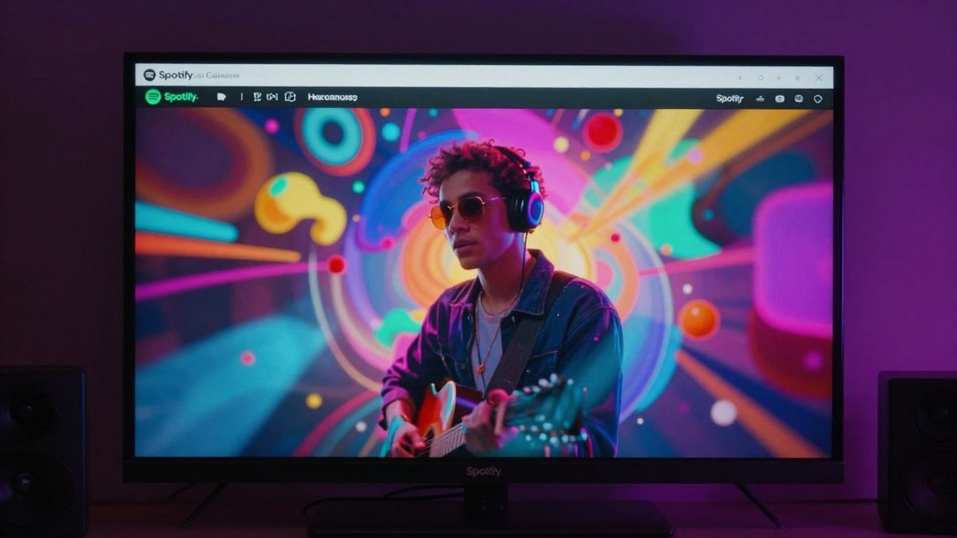 AI music video on Spotify Canvas