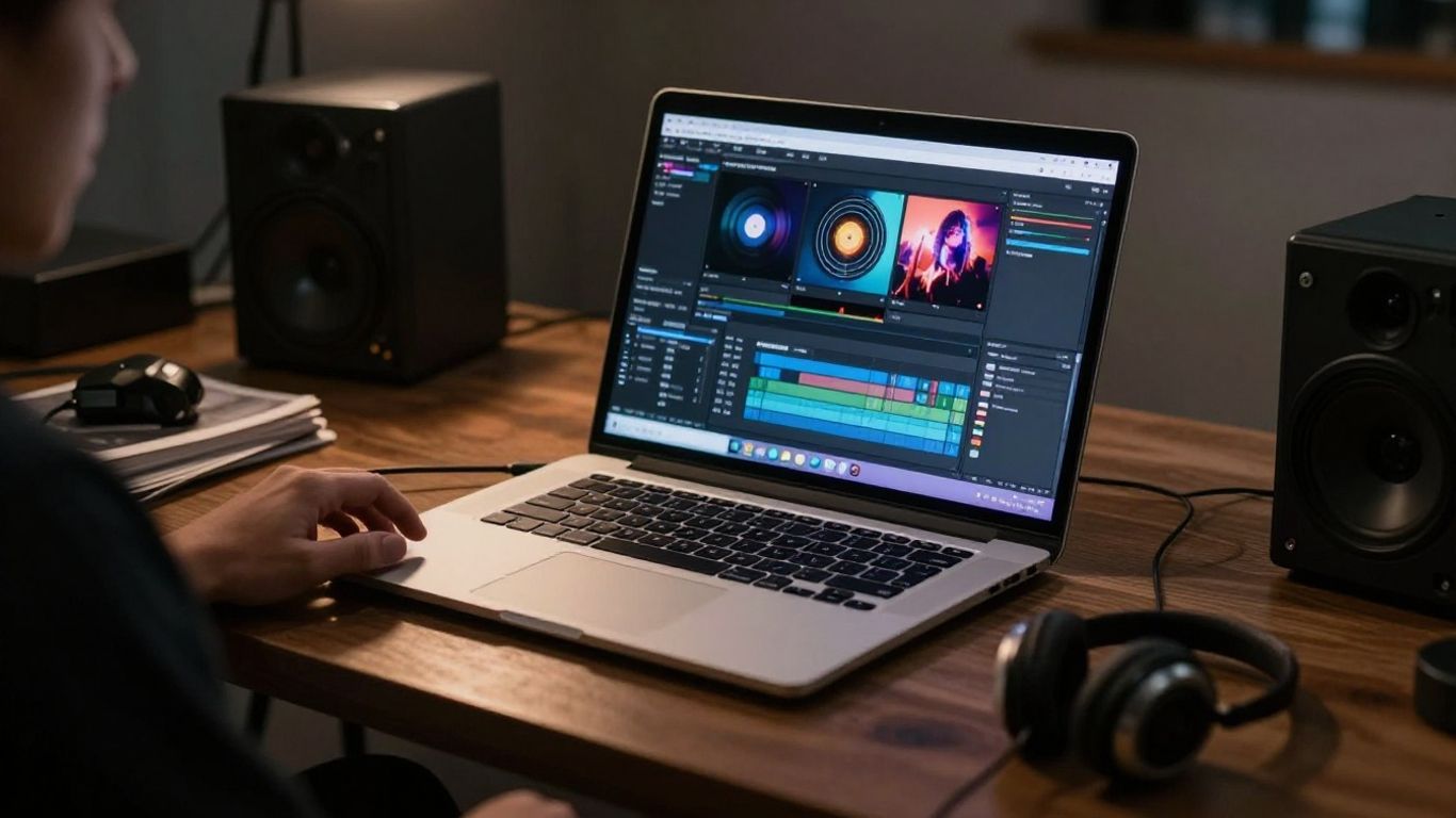 Fast music video production workflow