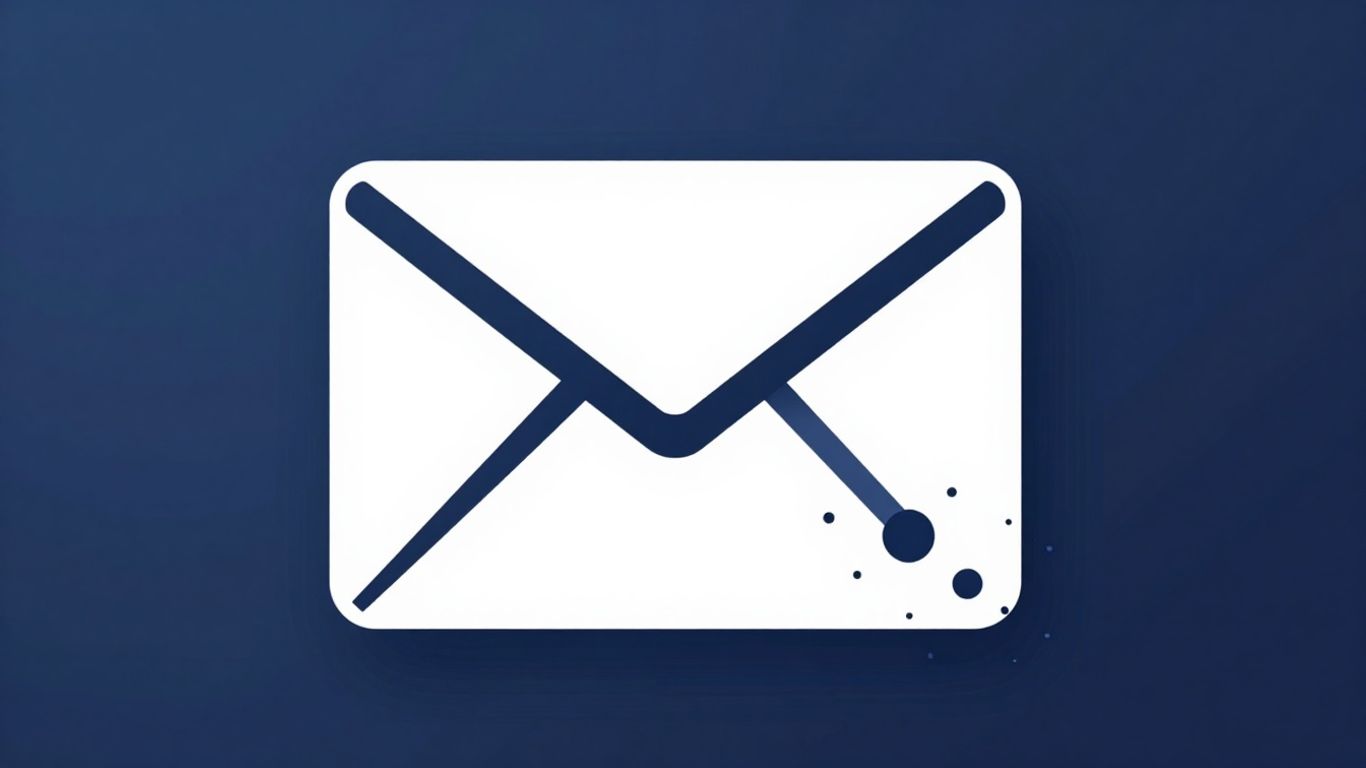 Email domain with a magnet attracting spam particles.