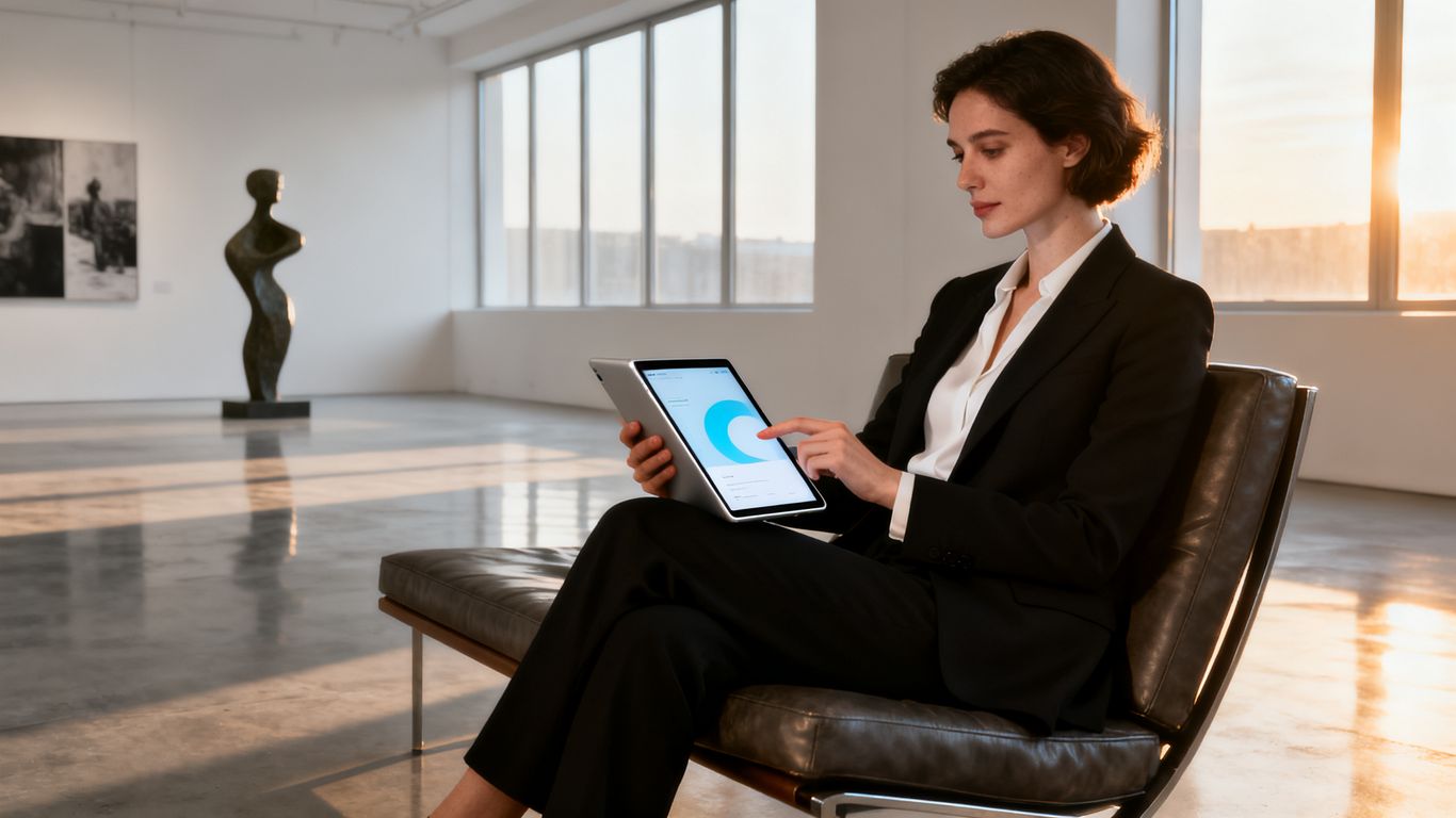 A clean studio for digital art