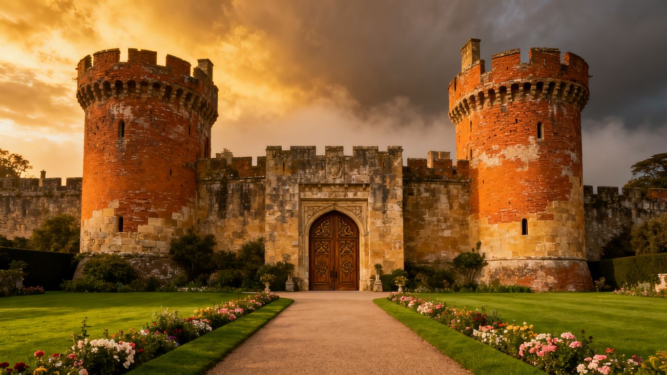 Majestic European castle hotel with grand architecture.