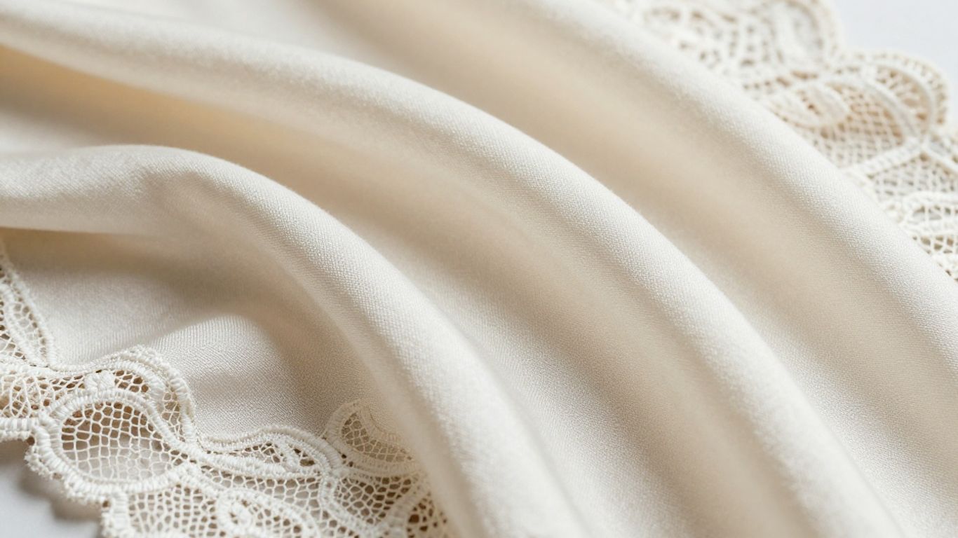 Delicate fabrics like silk and lace needing special care.