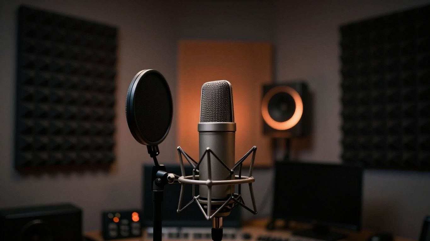 Audio production studio