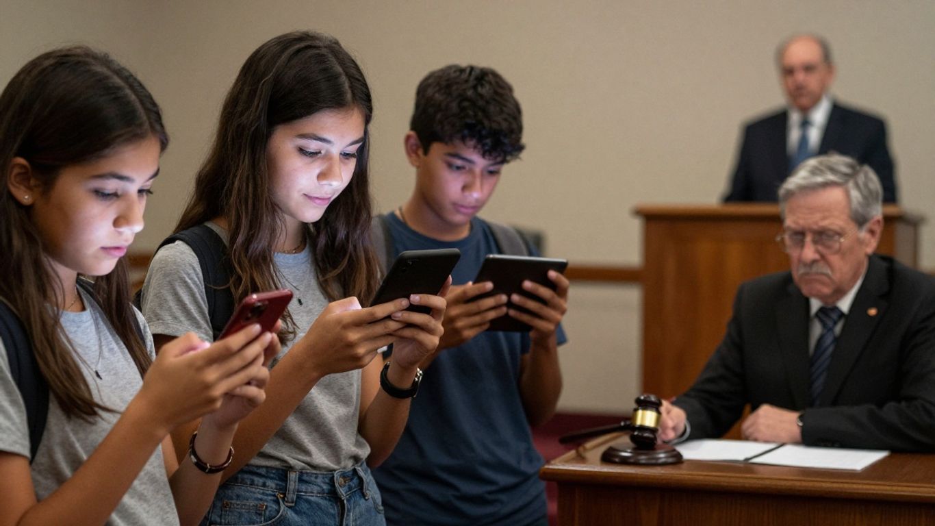 Sénat discute la loi sur les réseaux sociaux pour les jeunes.