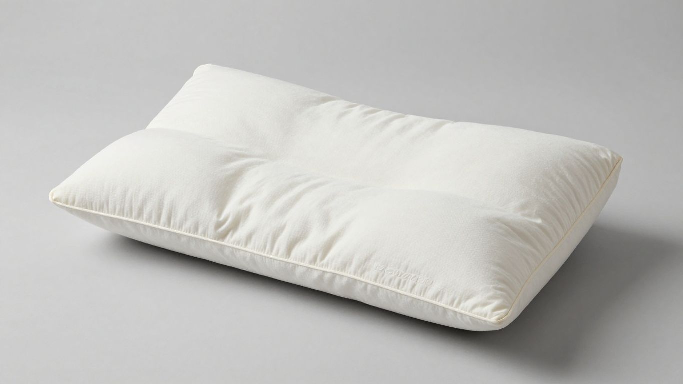 Dosaze Contoured Orthopedic Pillow on a bed.