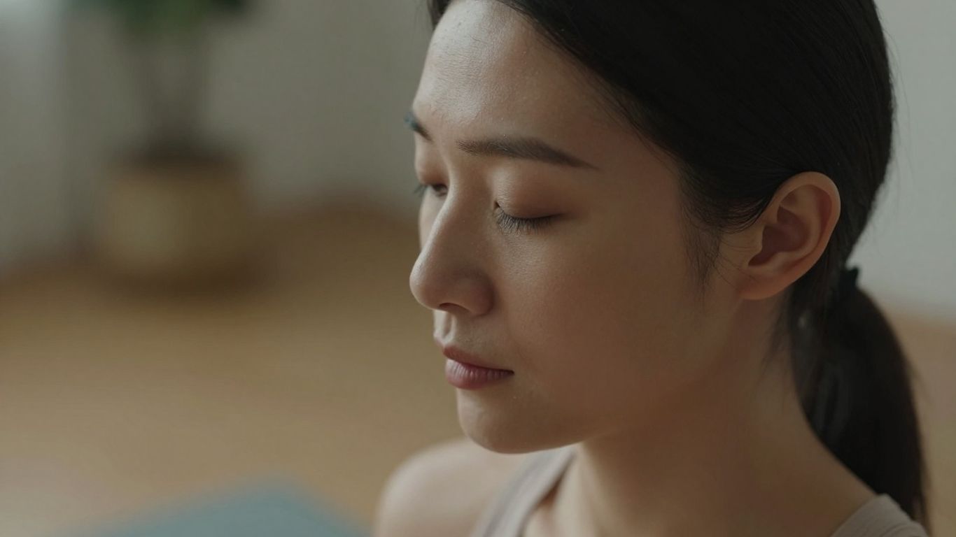 Deep calming breath exercise