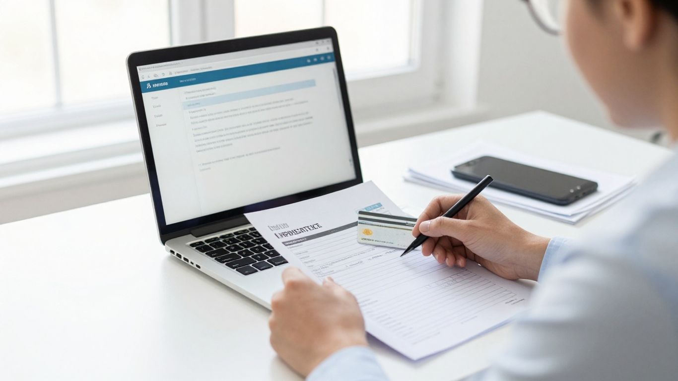 Staff updating a patient coverage record