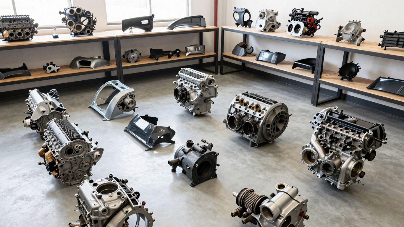 Used BMW parts ready for collection in Penrith.
