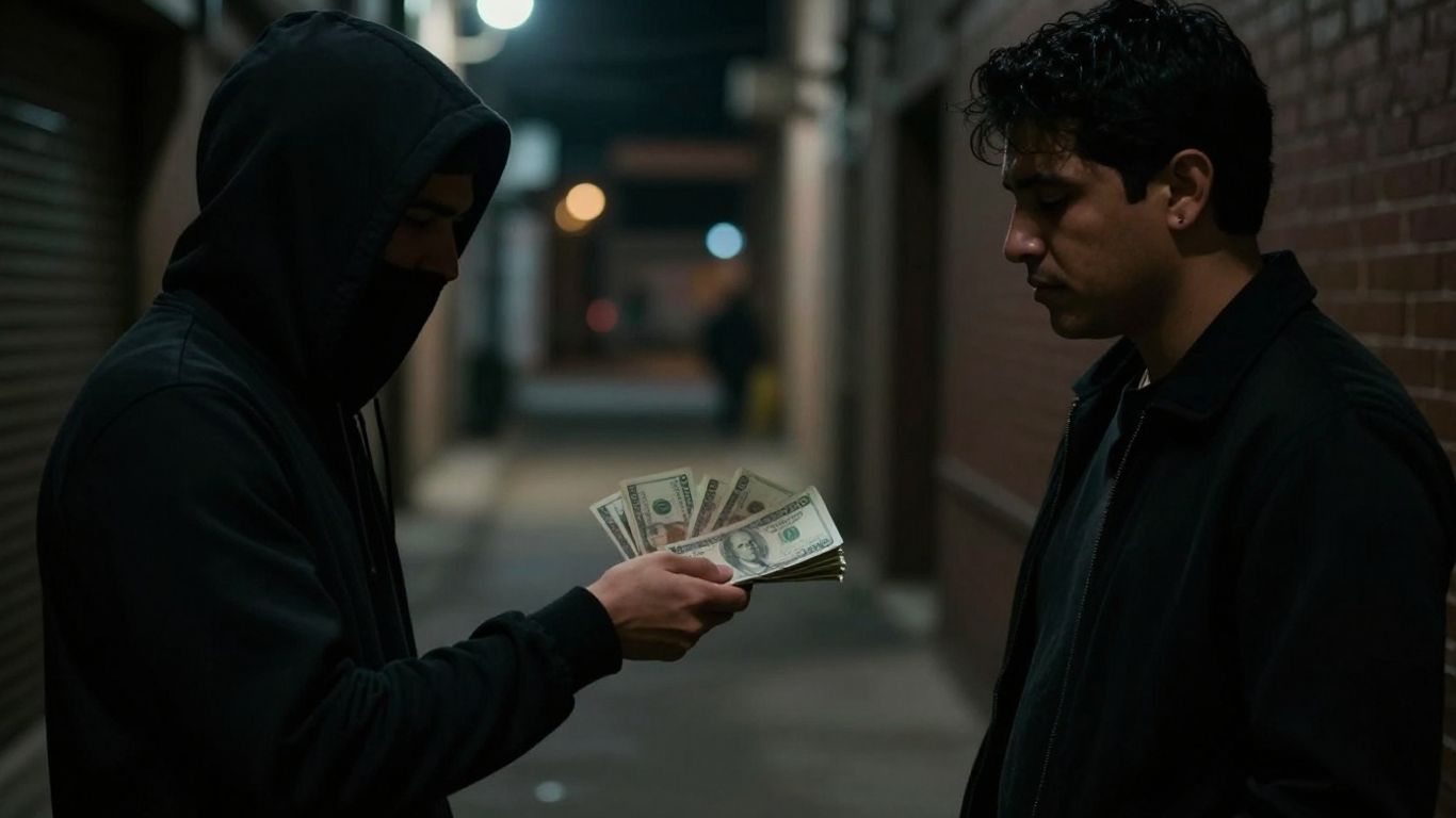 Bani ascunși și tranzacții secrete în umbră.