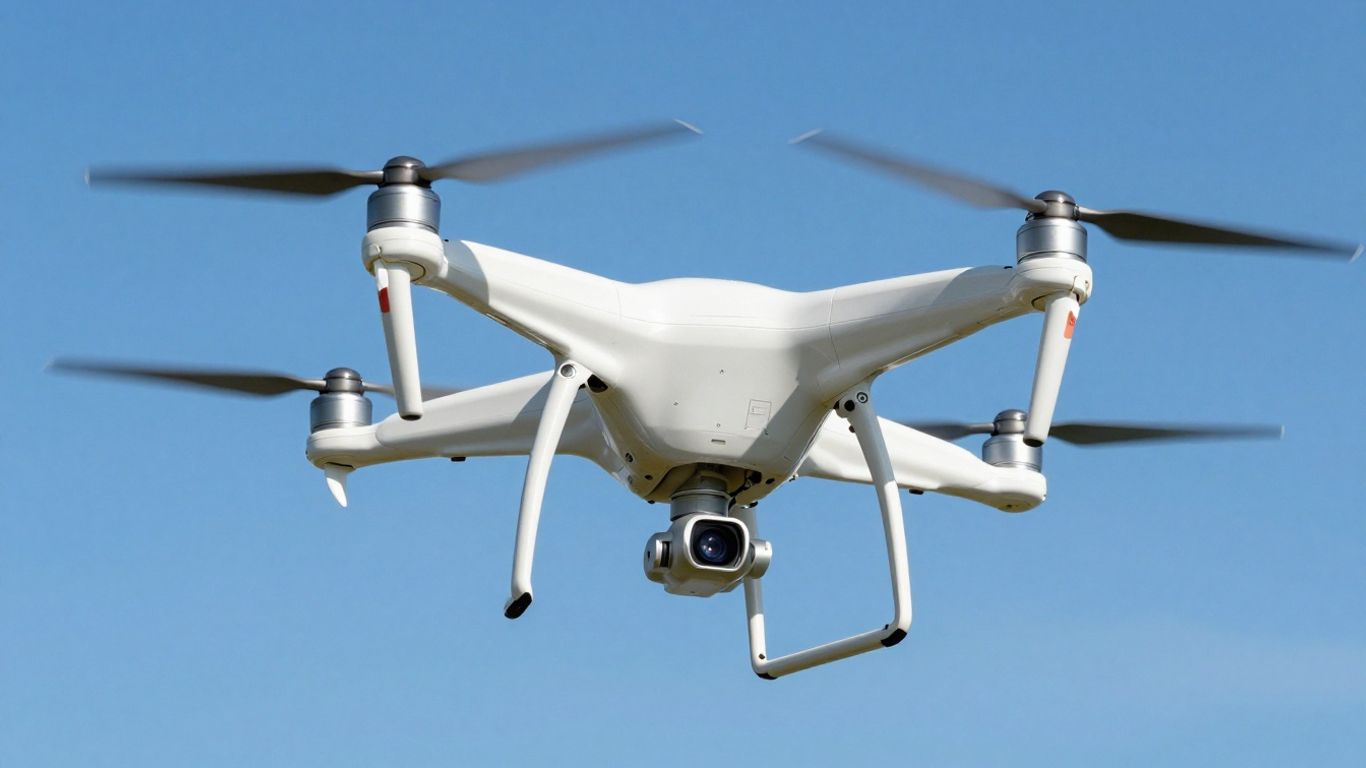 Autel Robotics Evo Lite drone flying in the sky.