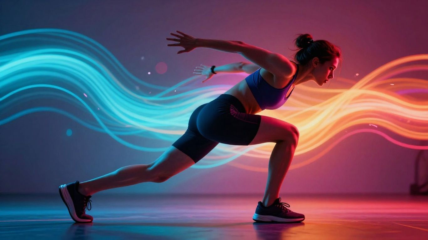 AI workout music video generator visual