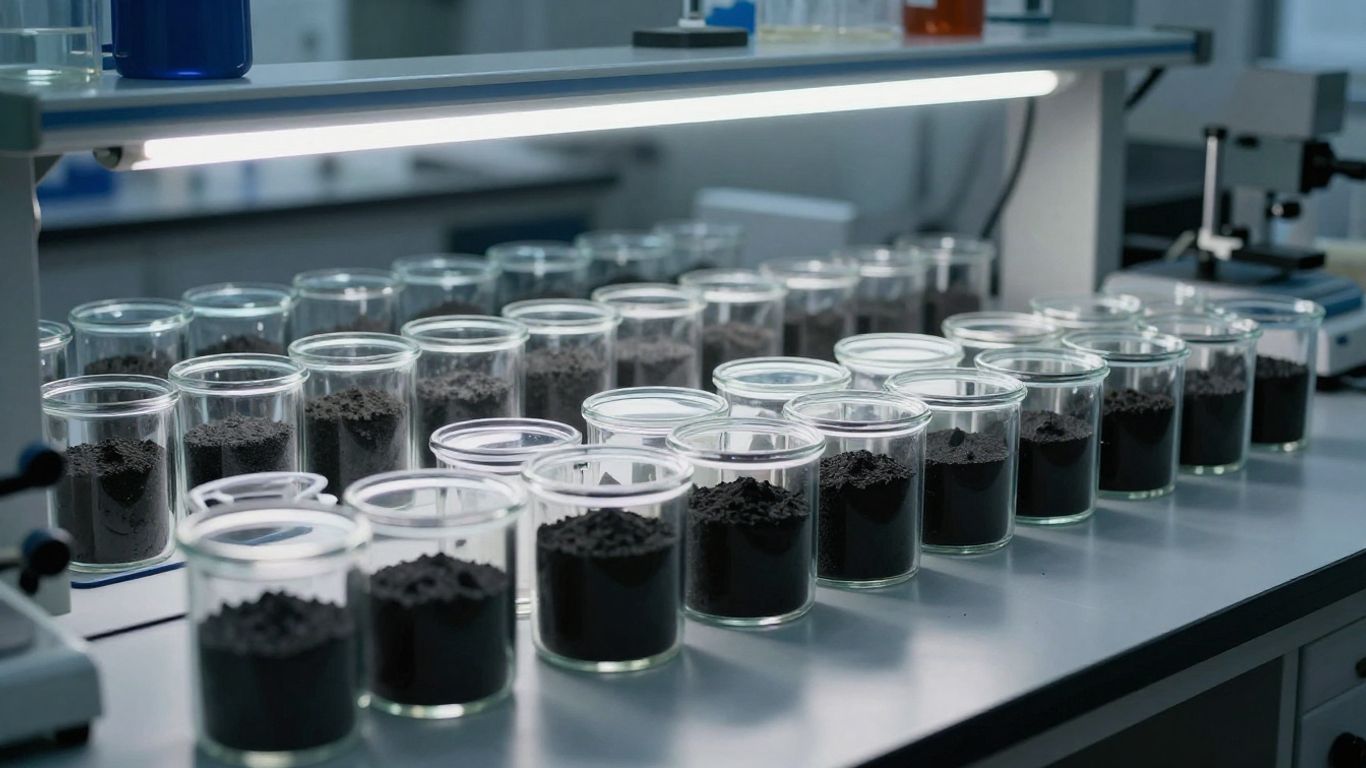 Industrial silver oxide powder storage