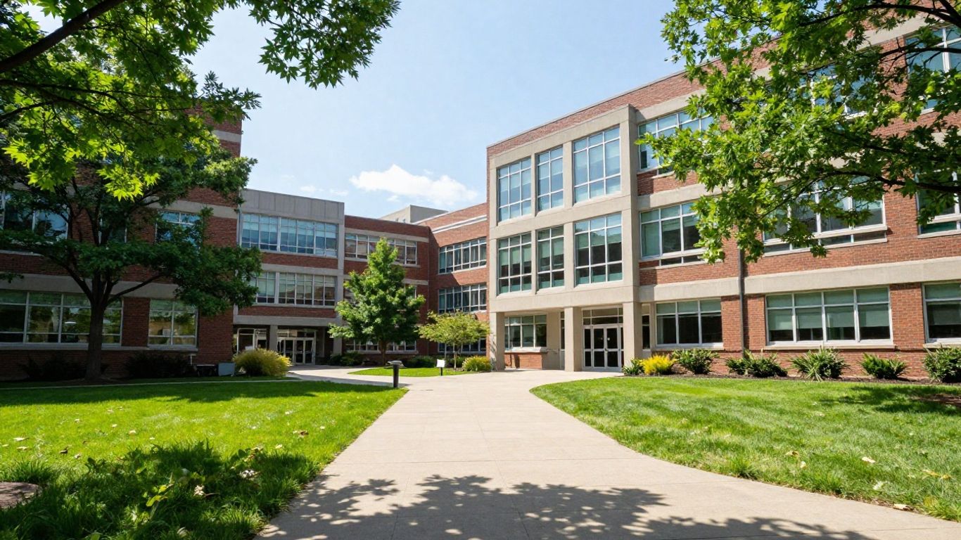 New York Institute of Technology campus buildings and green spaces.