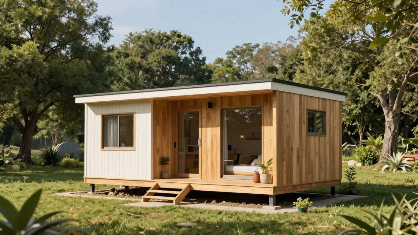 Tiny home in a natural setting