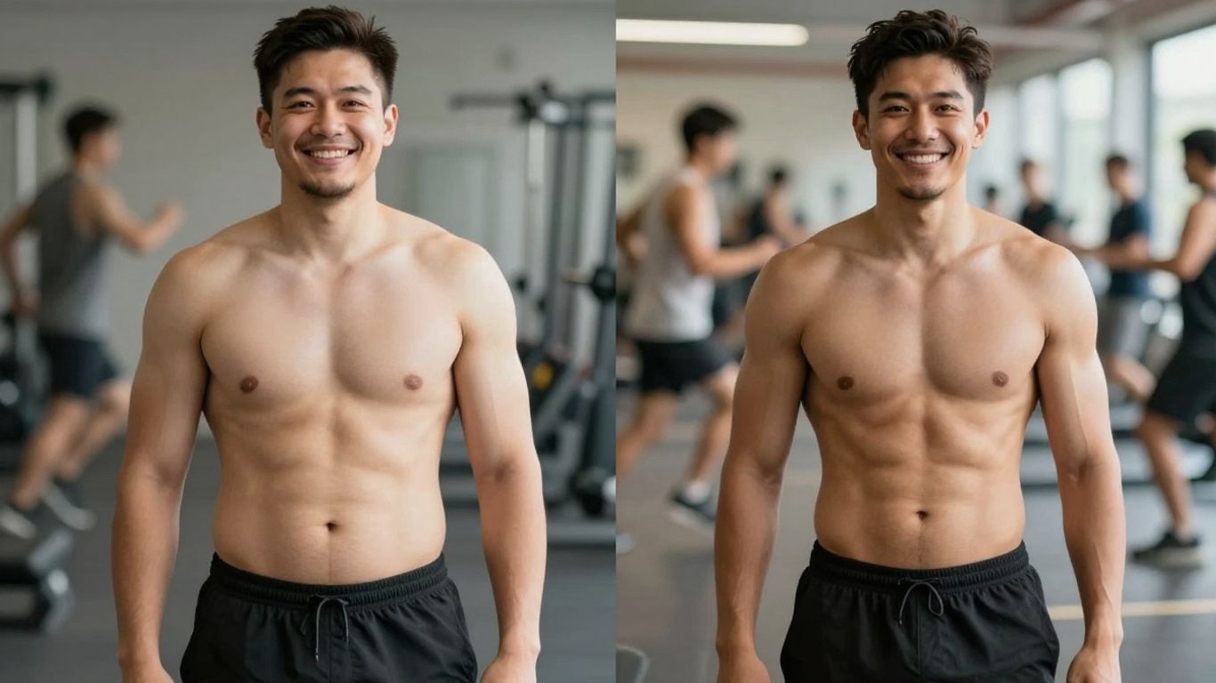 Person transformed by Nutrigo Lab Strength, active lifestyle.