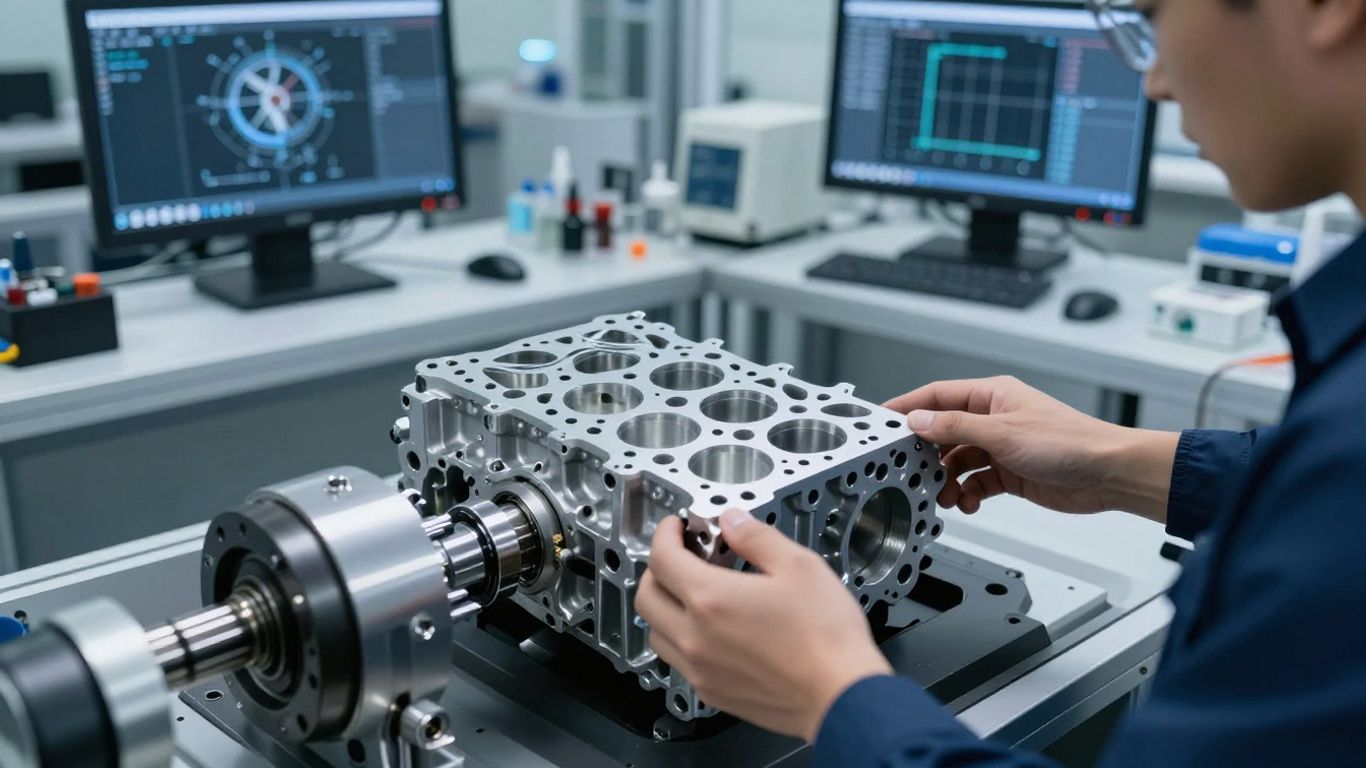 Engine testing laboratory