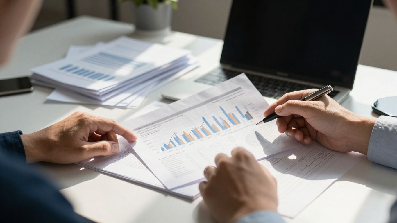 Persona planificando finanzas para el éxito a largo plazo.